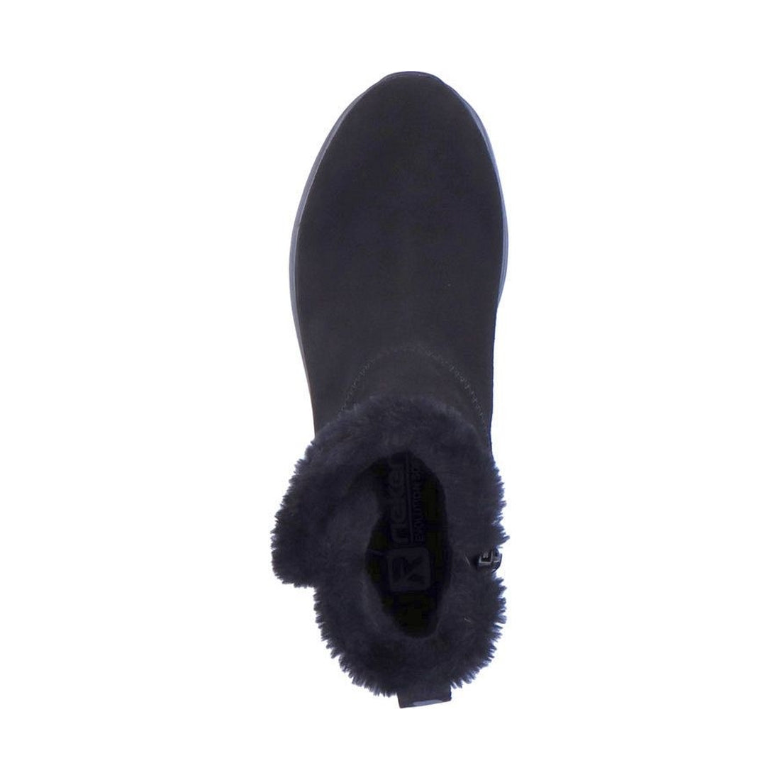 R-Evolution womens black casual closed booties | Vilbury London