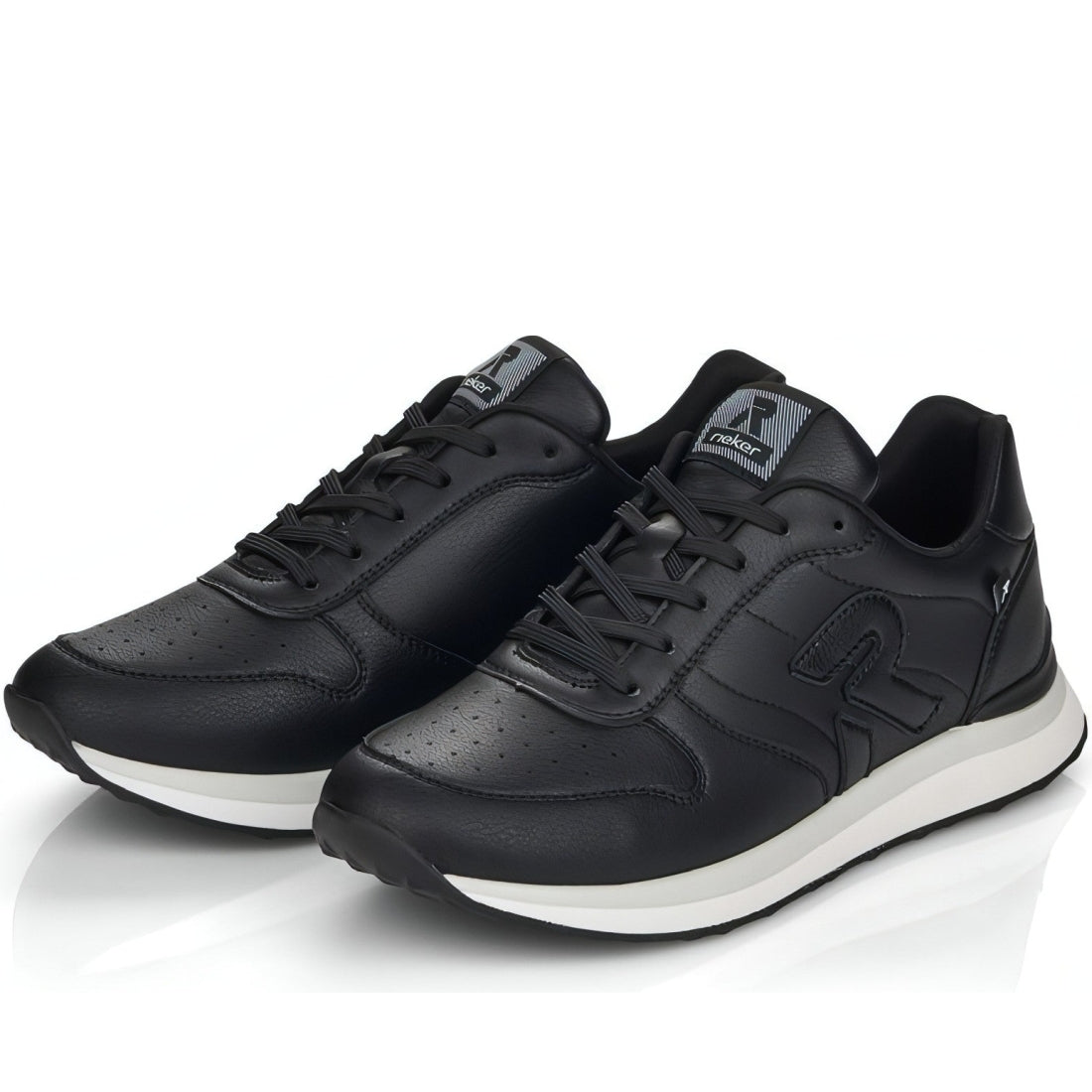 Rieker womens black casual closed sport shoe | Vilbury London