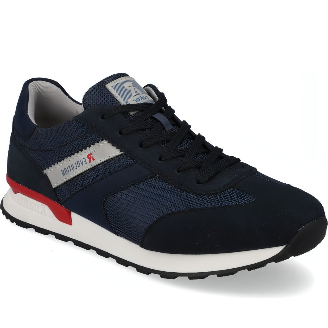 Rieker mens blue casual closed sport shoe | Vilbury London