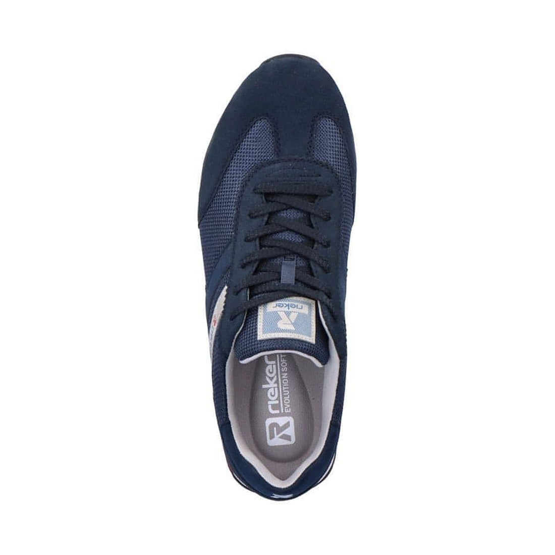 Rieker mens blue casual closed sport shoe | Vilbury London