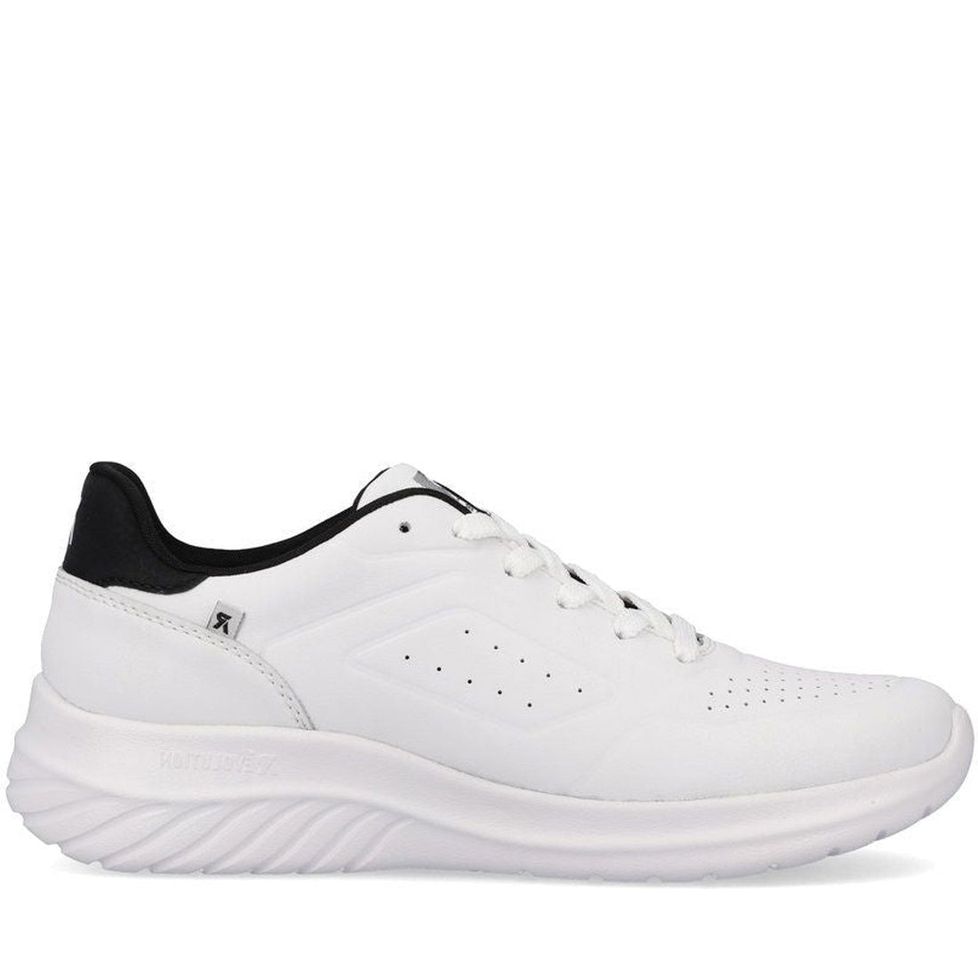 Rieker mens white casual closed sport shoe | Vilbury London