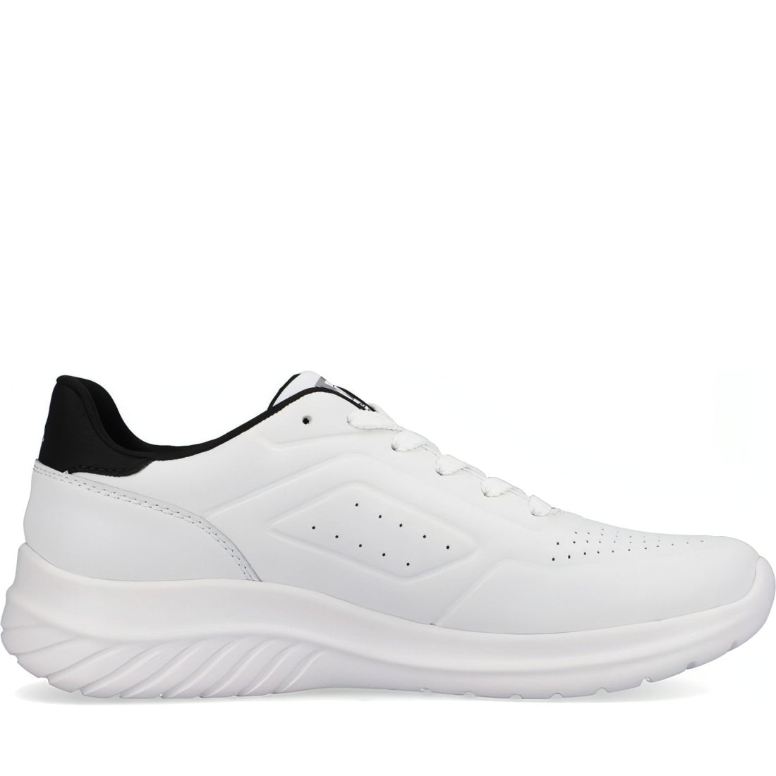 Rieker mens white casual closed sport shoe | Vilbury London