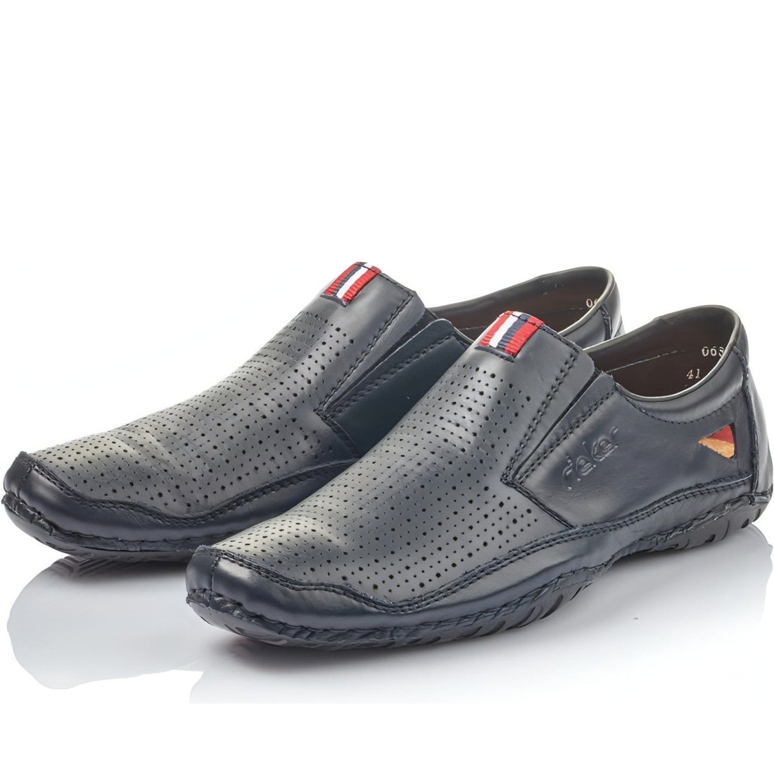 Rieker mens blue casual closed formal | Vilbury London