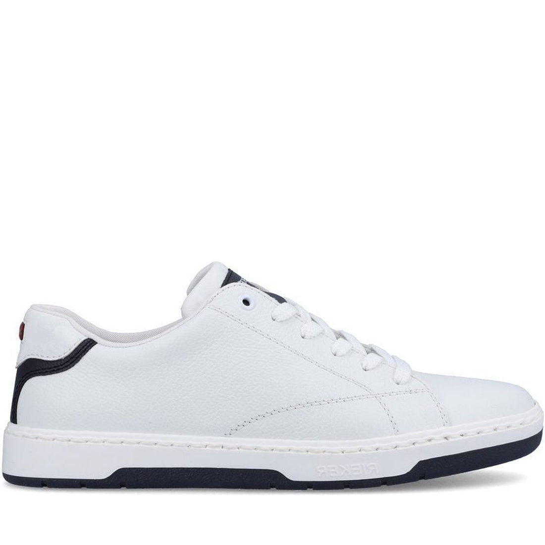 Rieker mens white casual closed sport shoe | Vilbury London