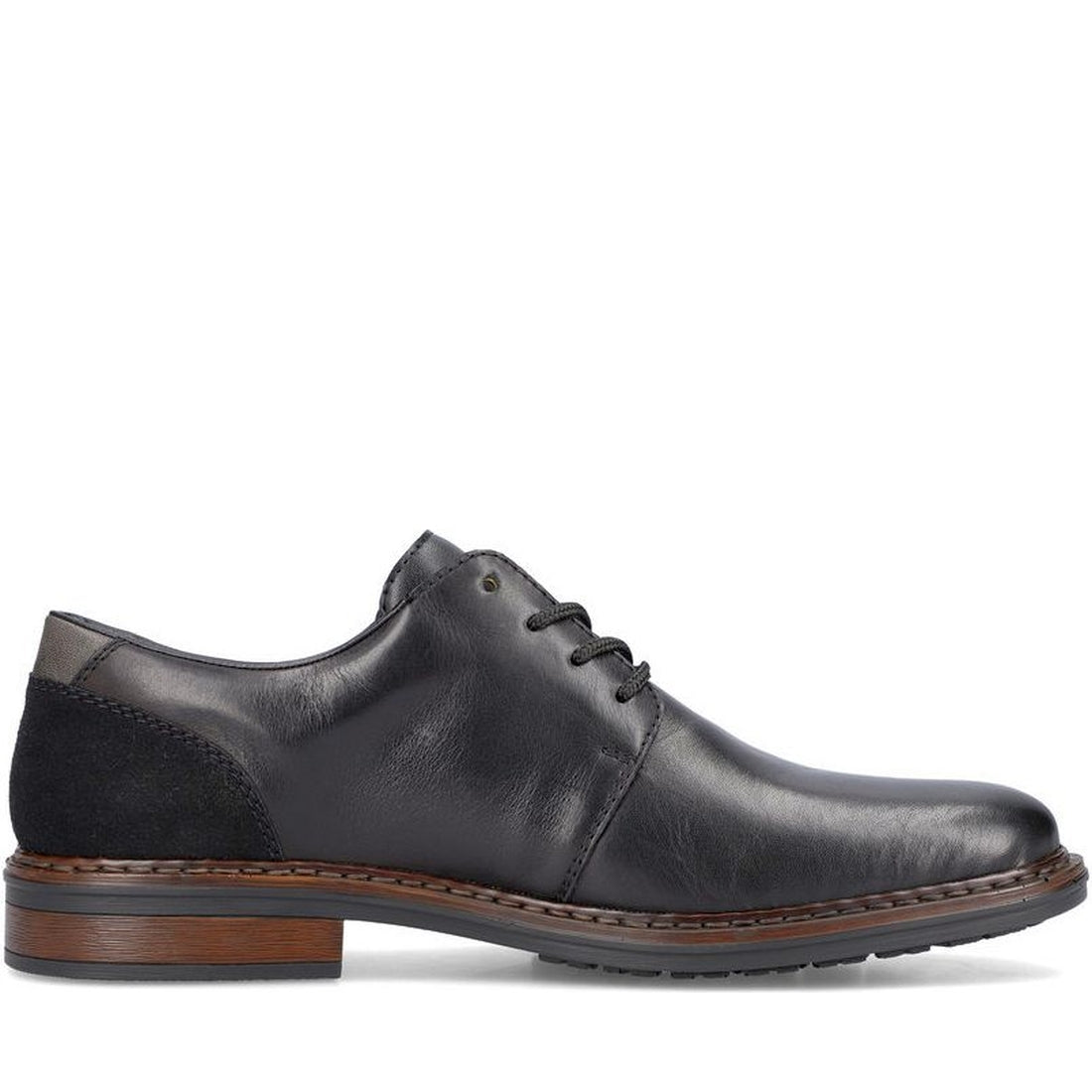 Rieker mens black classic closed formal | Vilbury London