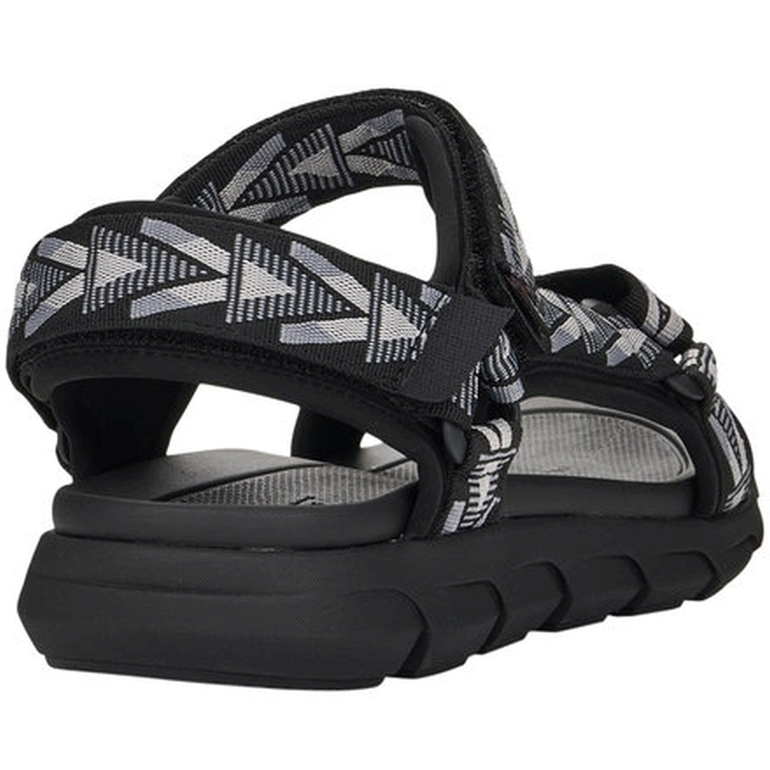 Rieker Mens schwarz casual open sandals | Vilbury London