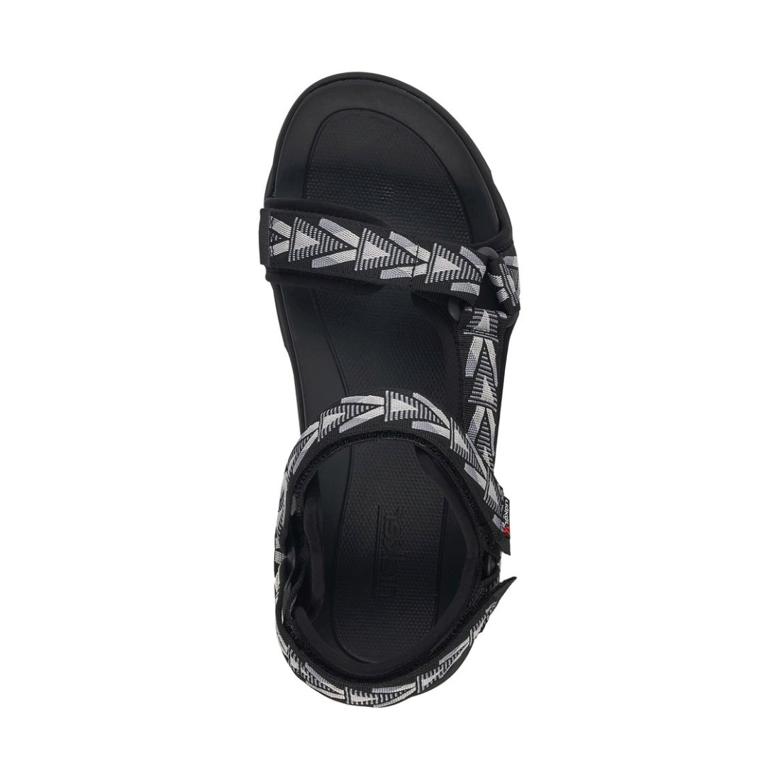 Rieker Mens schwarz casual open sandals | Vilbury London
