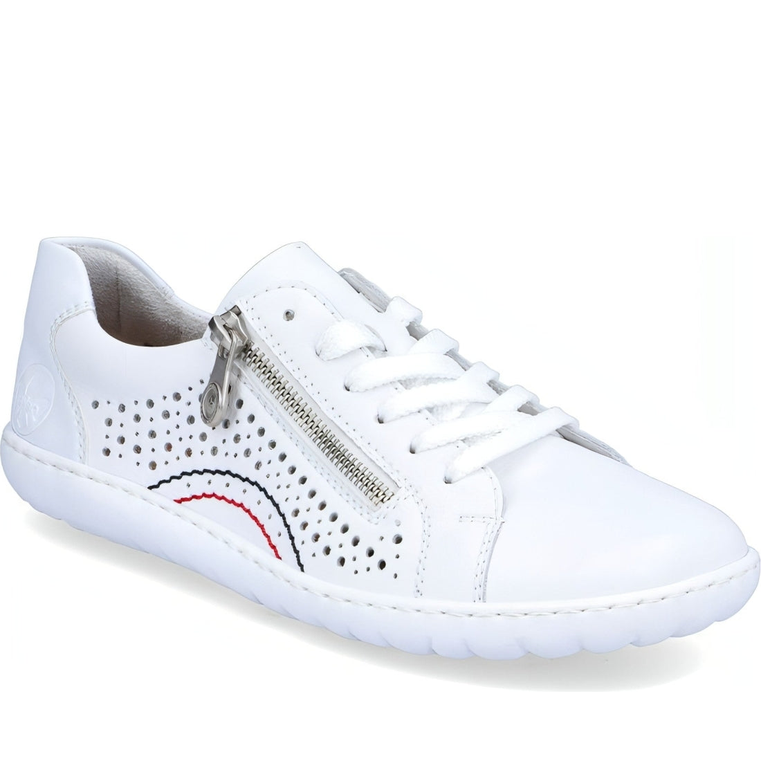 Rieker womens white casual closed sport shoe | Vilbury London