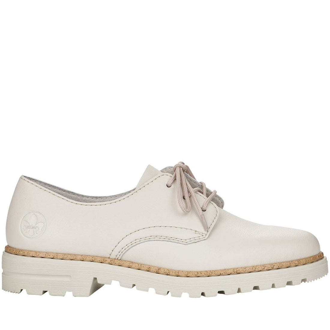 Rieker Womens offwhite casual closed shoes | Vilbury London