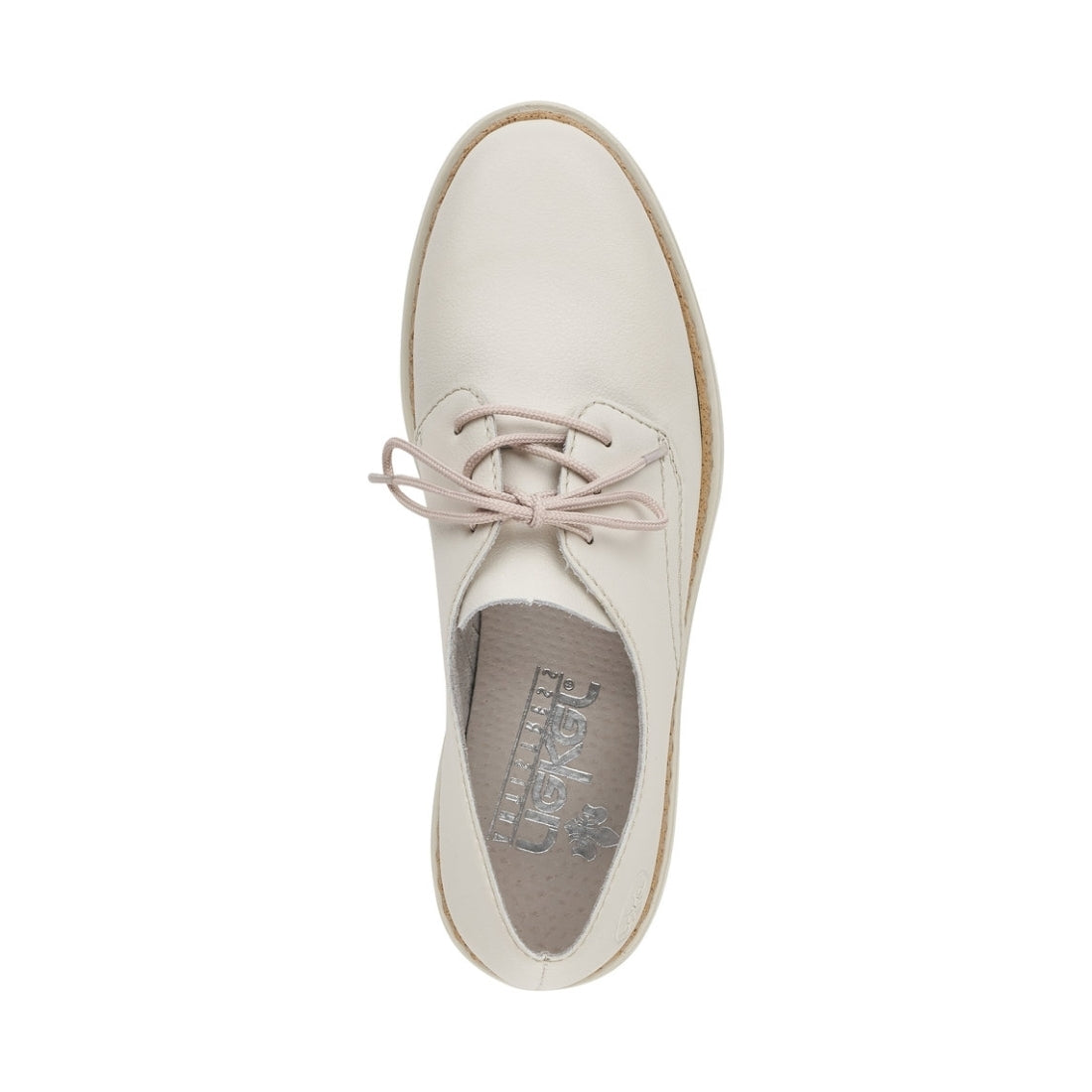 Rieker Womens offwhite casual closed shoes | Vilbury London