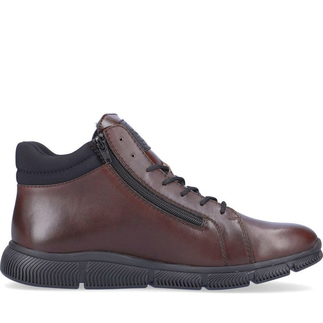 Rieker mens brown casual closed booties | Vilbury London