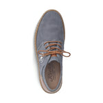 Rieker mens blue casual closed sport shoe | Vilbury London