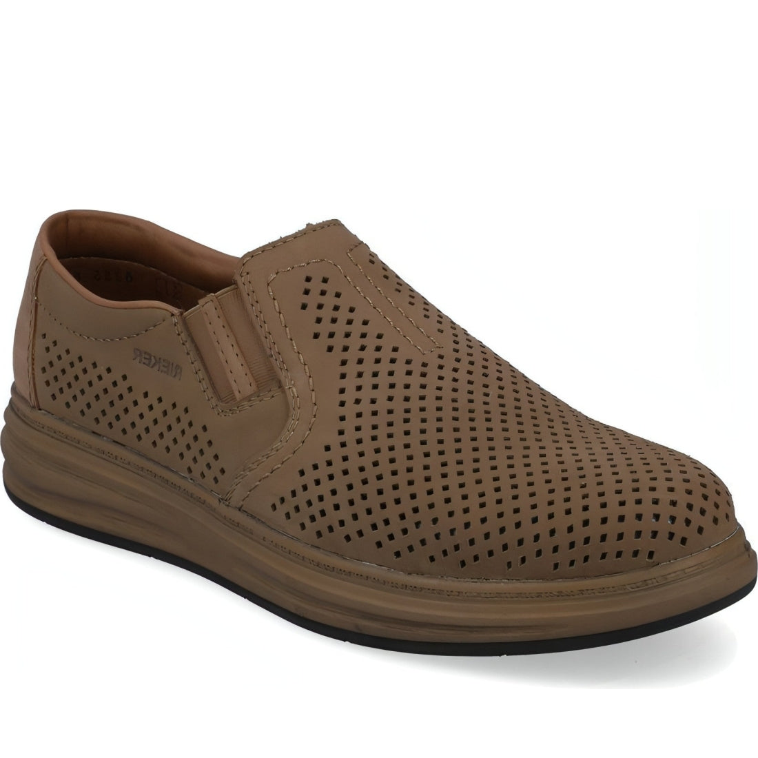 Rieker mens brown casual part-open formal | Vilbury London