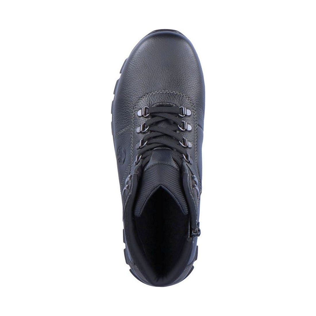 Rieker mens black casual closed booties | Vilbury London