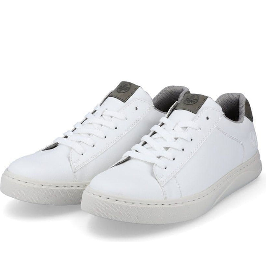 Rieker mens white casual closed sport shoe | Vilbury London