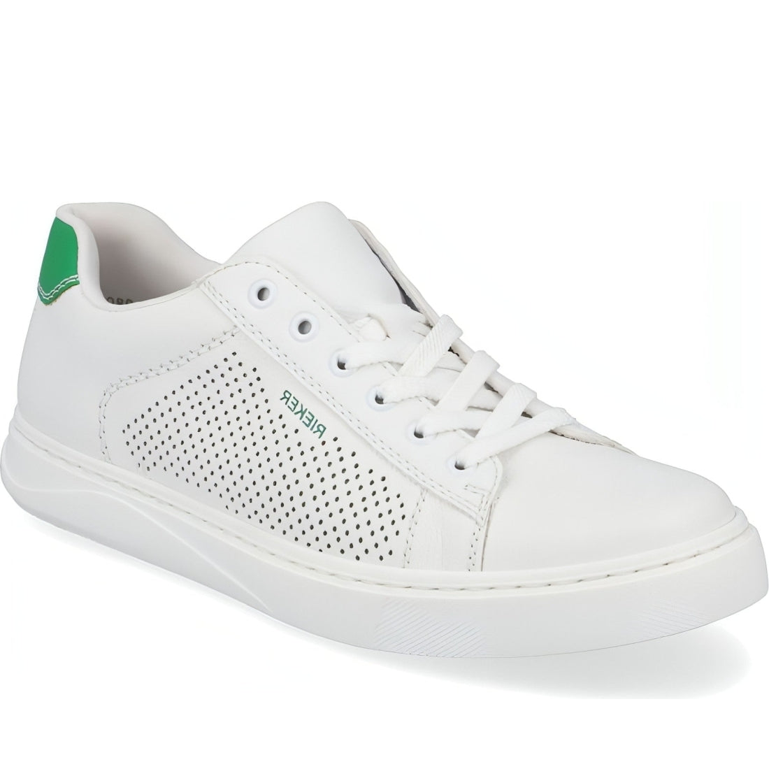 Rieker mens white casual closed sport shoe | Vilbury London