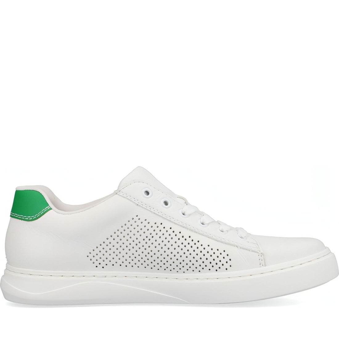 Rieker mens white casual closed sport shoe | Vilbury London