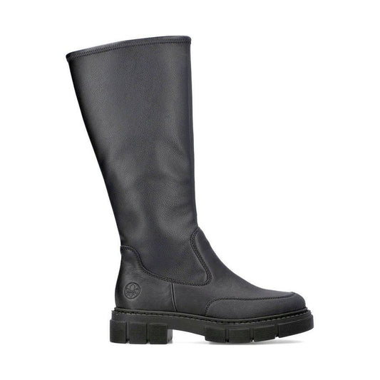 Rieker womens black casual closed boots | Vilbury London