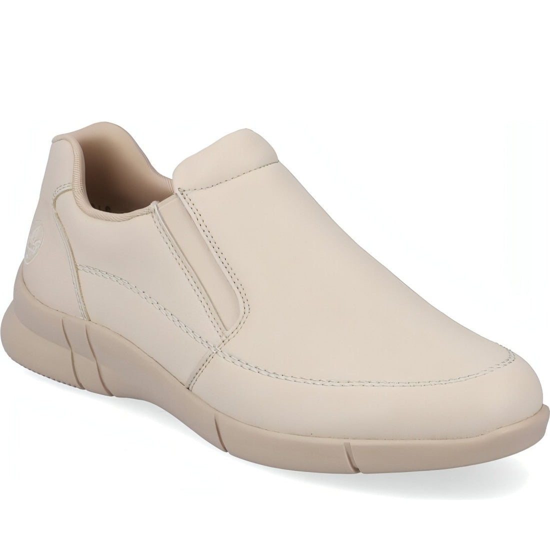 Rieker womens beige casual closed sport shoe | Vilbury London