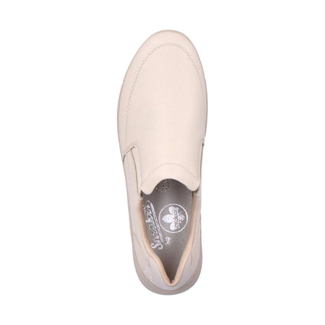 Rieker womens beige casual closed sport shoe | Vilbury London