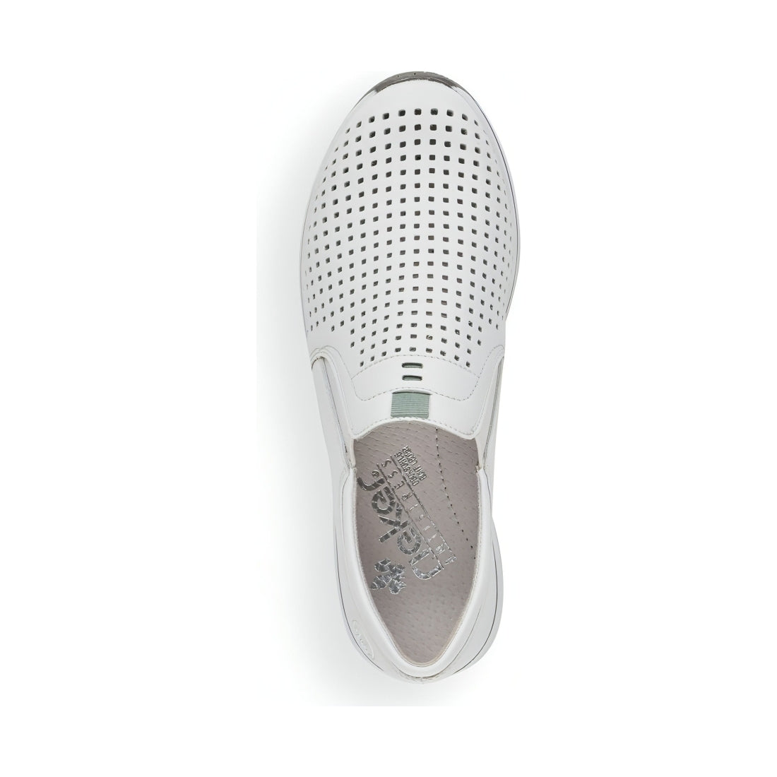 Rieker womens white casual closed sport shoe | Vilbury London