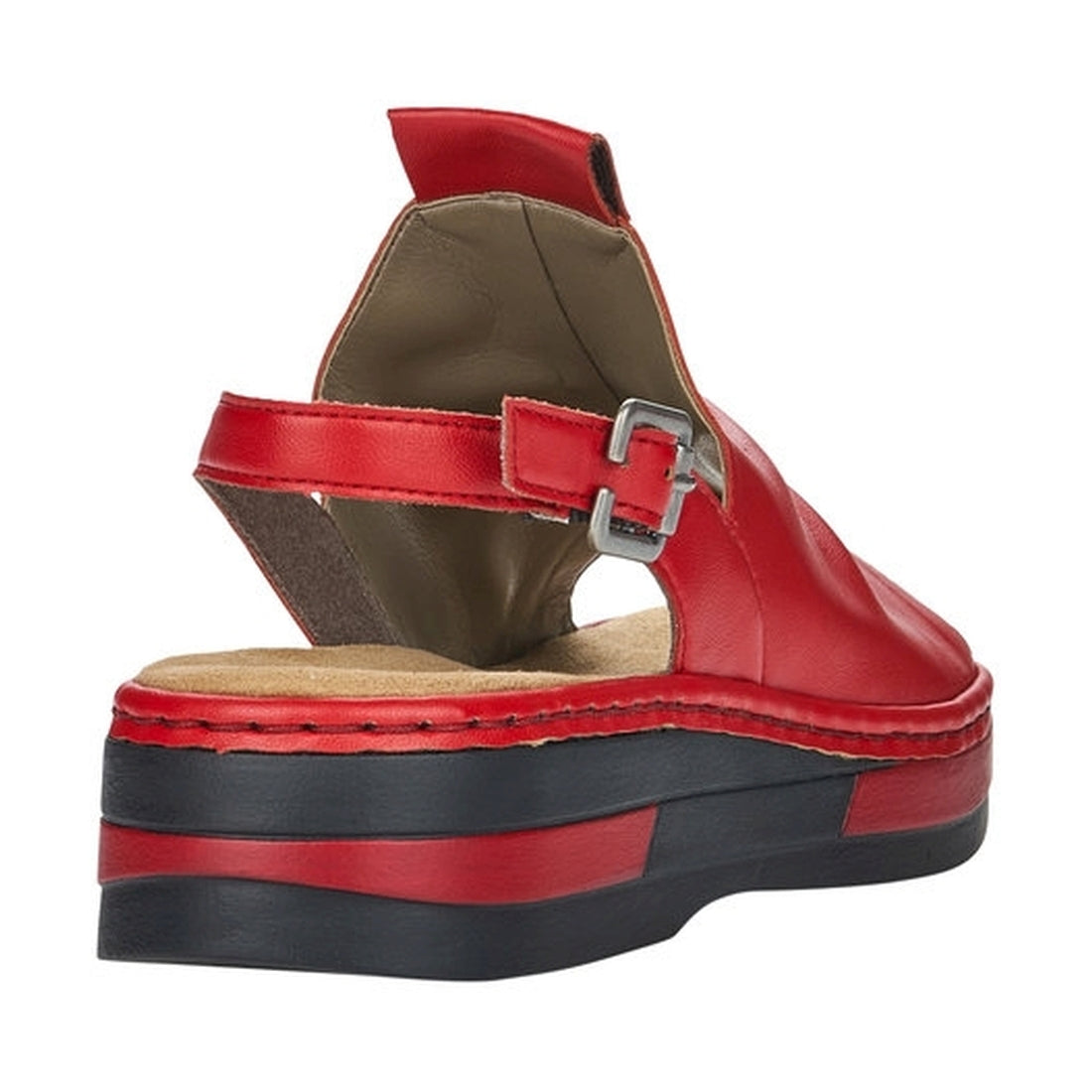Rieker Womens rosso casual open sandals | Vilbury London