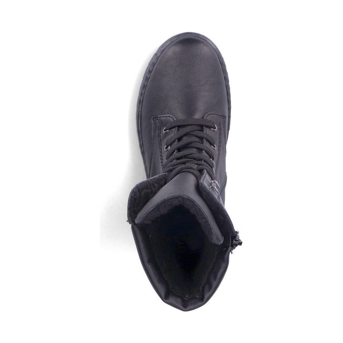 Rieker womens black casual closed booties | Vilbury London