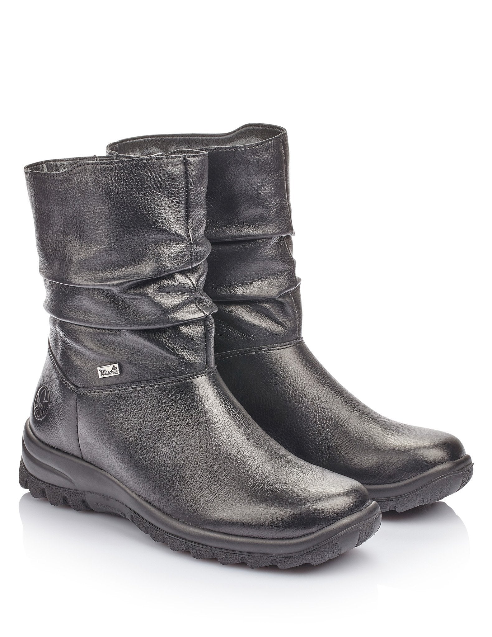 Rieker Womens Mason Black Ankle Boots Z7193-00 | Vilbury London