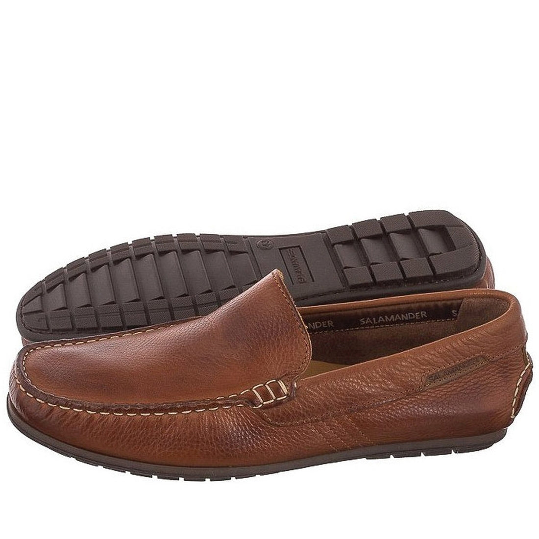 Salamander Mens Brown carlos mocassins | Vilbury London