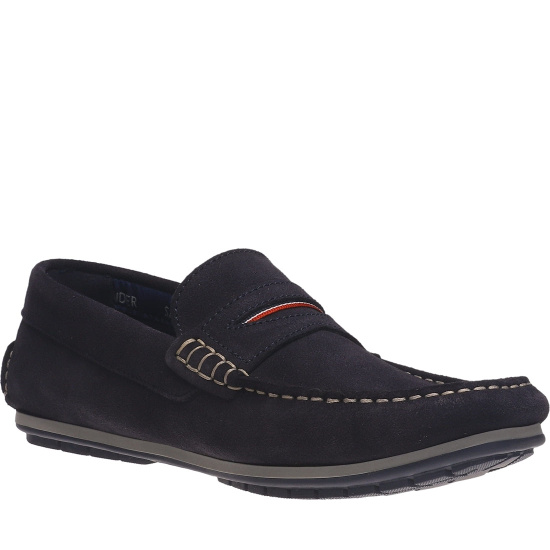 Salamander mens blau carlos mocasins | Vilbury London