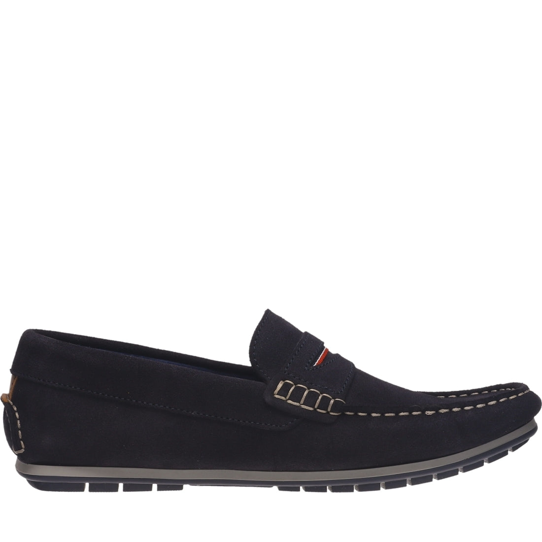 Salamander mens blau carlos mocasins | Vilbury London