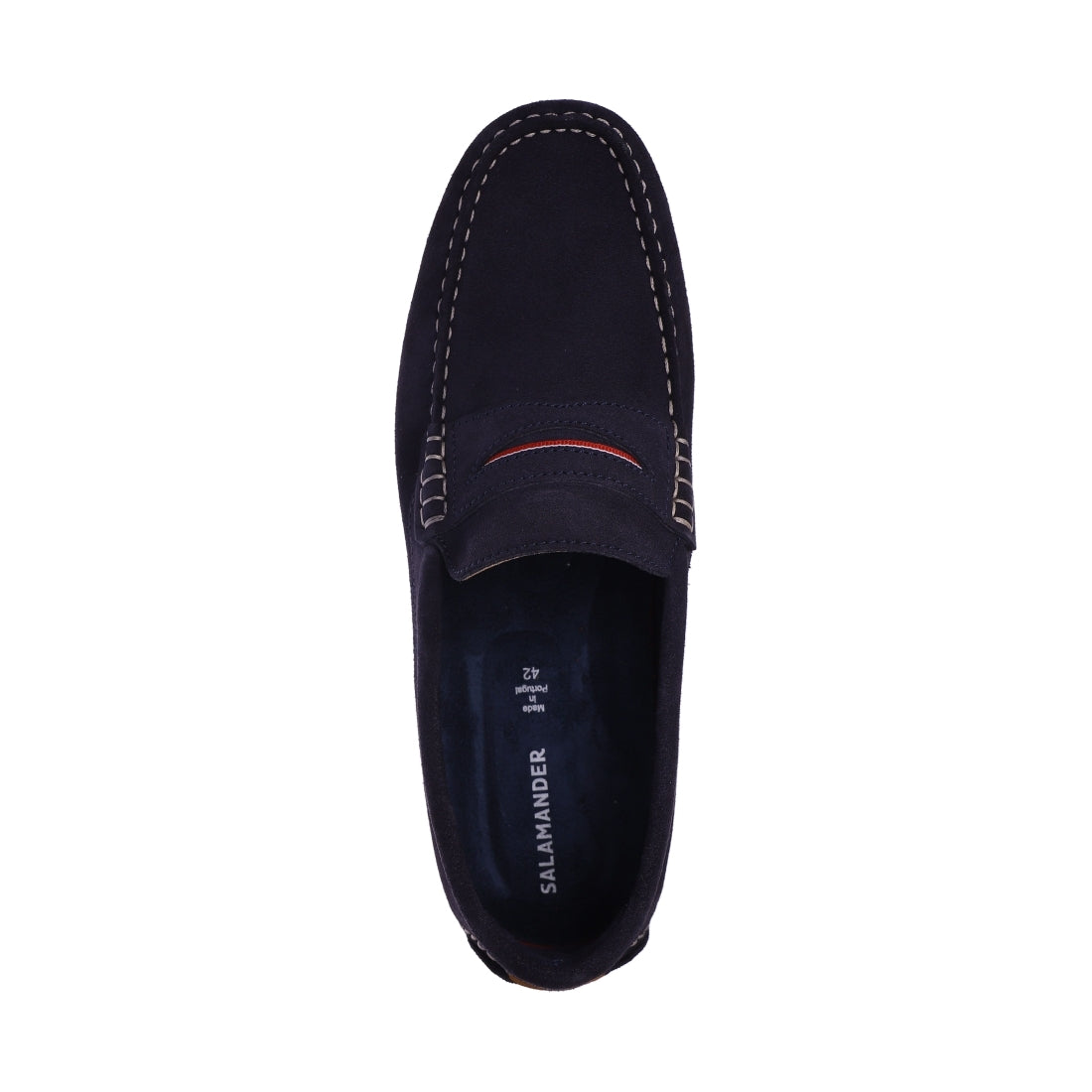 Salamander mens blau carlos mocasins | Vilbury London