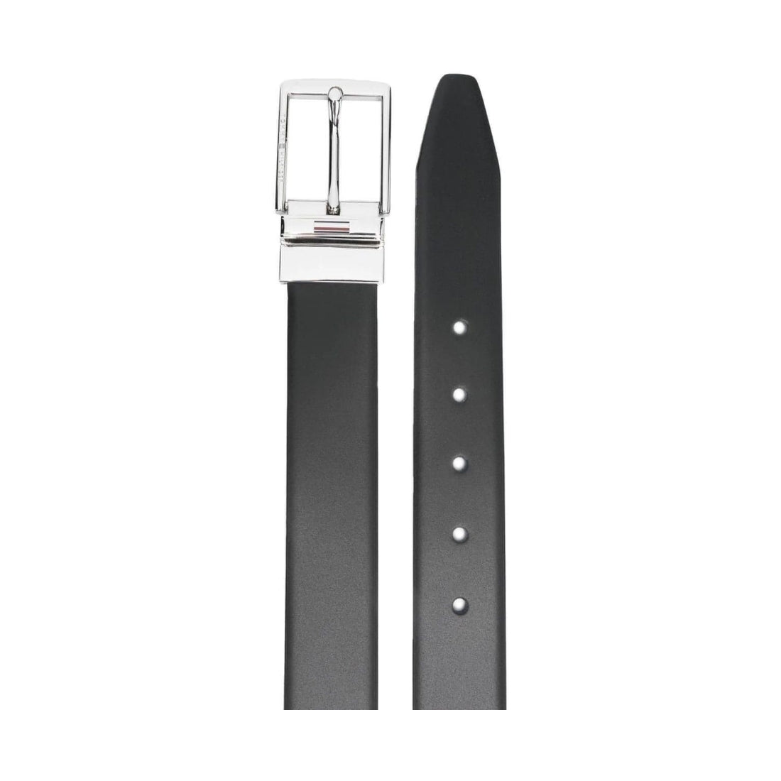 Tommy Hilfiger mens black, blackwatch business 3.5 rev belts | Vilbury London
