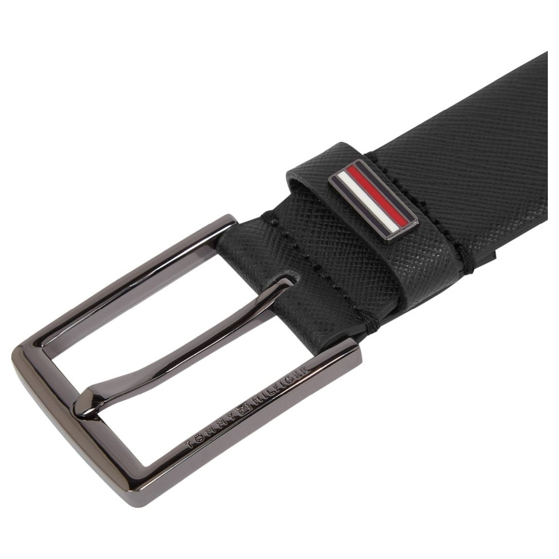 Tommy Hilfiger mens black business 3.5 man belt | Vilbury London