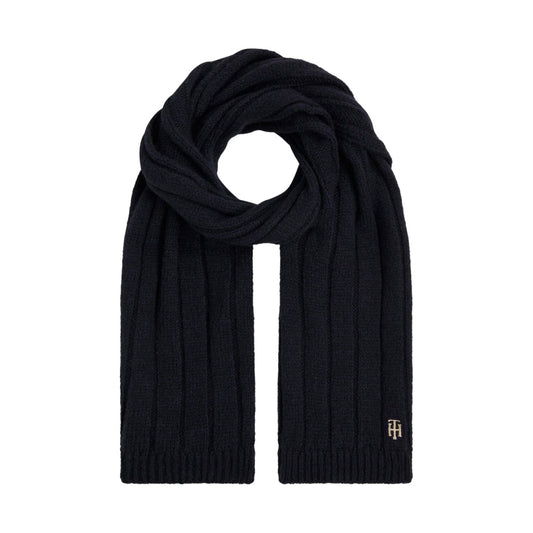 Tommy Hilfiger womens Space Blue timeless scarf | Vilbury London