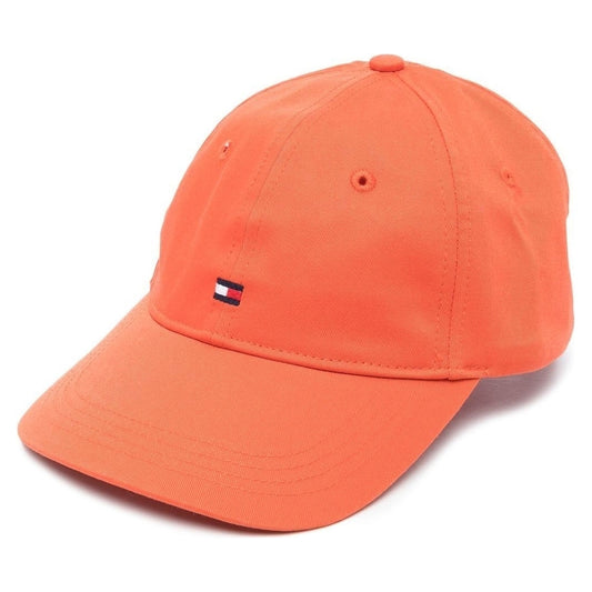 Tommy Hilfiger womens earth orange essential flag cap | Vilbury London