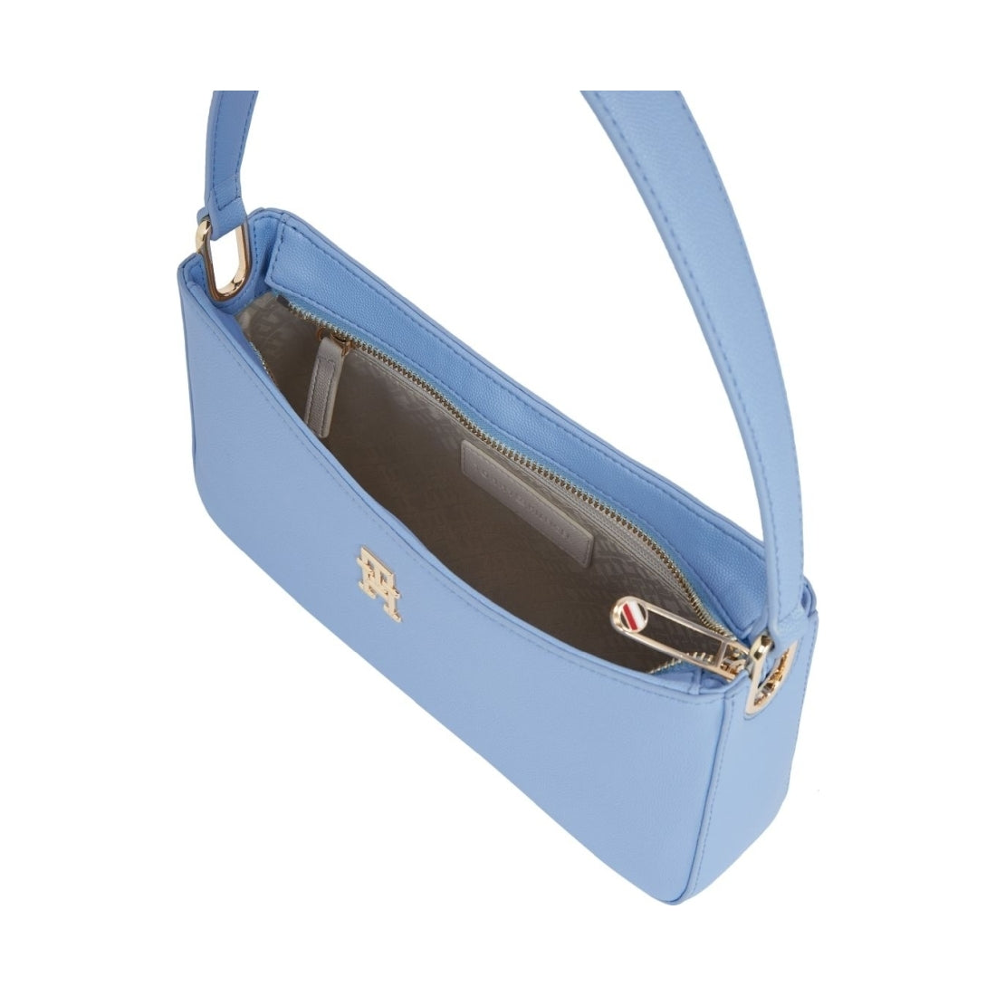 Tommy Hilfiger womens vessel blue timeless shoulder bag | Vilbury London