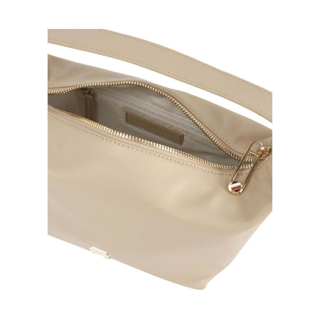 Tommy Hilfiger womens beige casual shoulder bag | Vilbury London