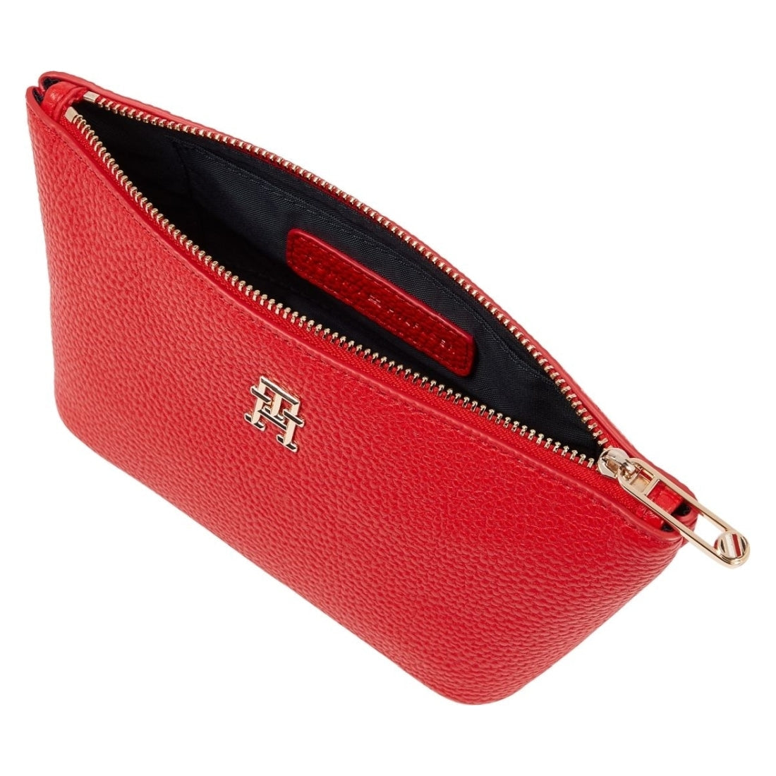 Tommy Hilfiger womens fireworks red emblem washbag | Vilbury London