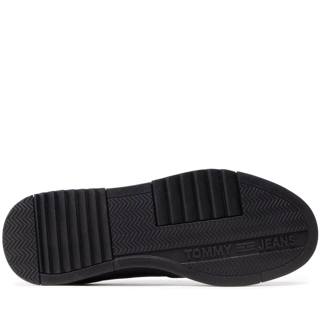 Tommy Jeans Mens Black basket bla shoes | Vilbury London