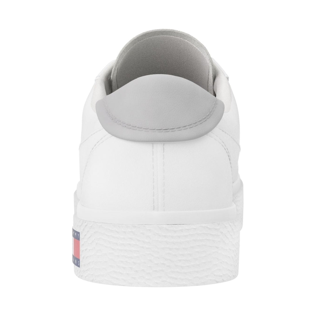 Tommy Jeans mens white vulcanized sport shoe | Vilbury London