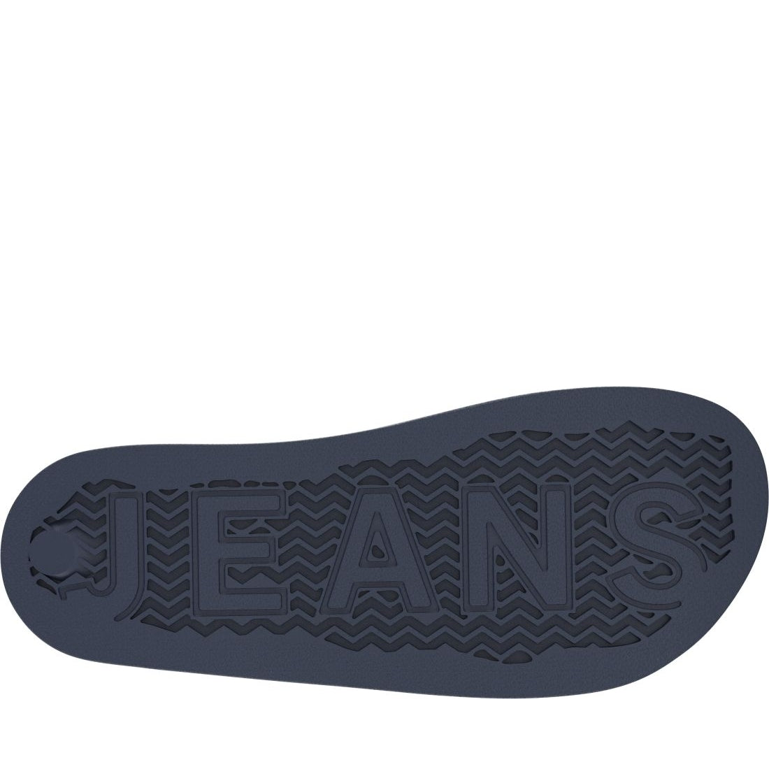 Tommy Jeans mens twilight navy casual open pool slide | Vilbury London