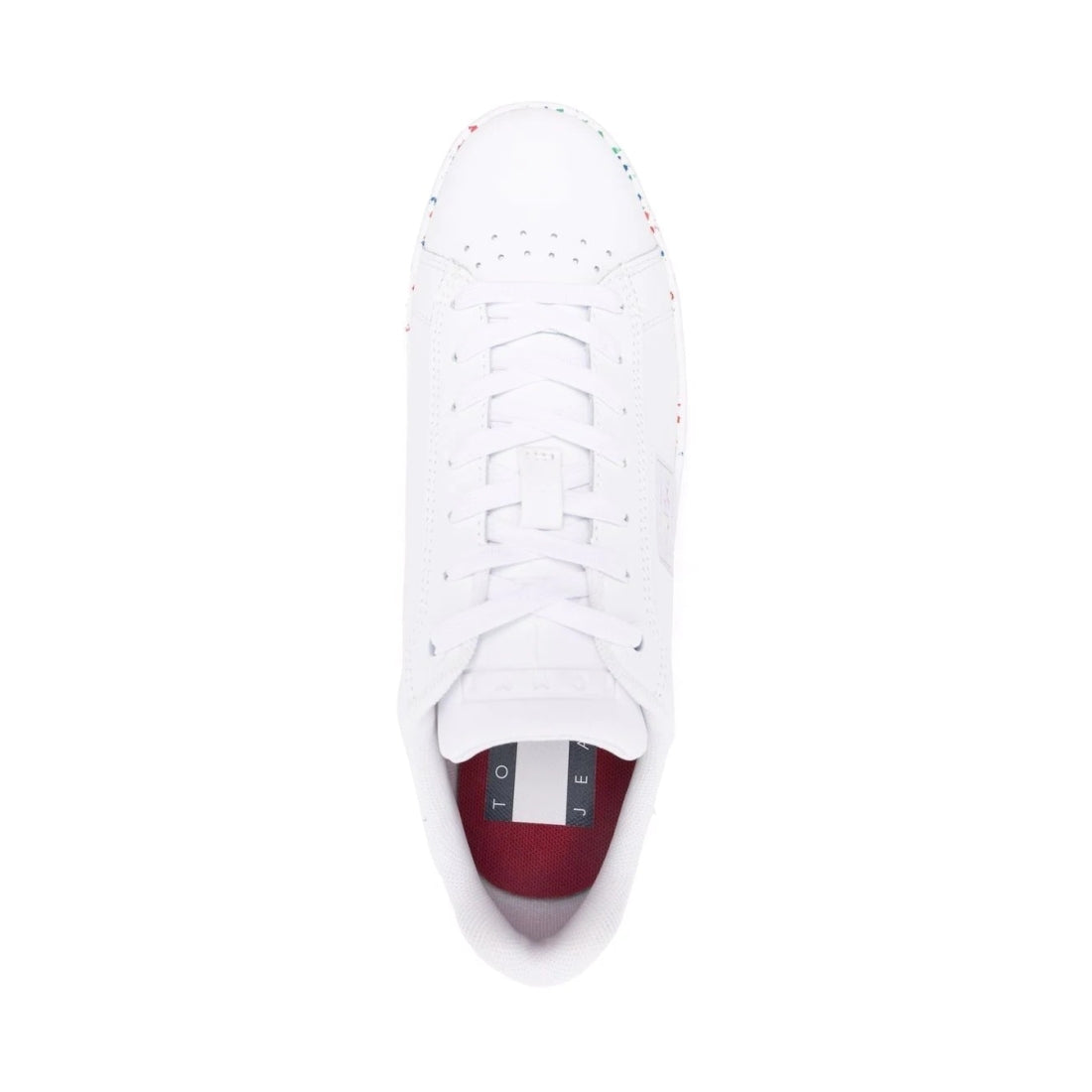 Tommy Jeans Womens White cupsole shoes | Vilbury London