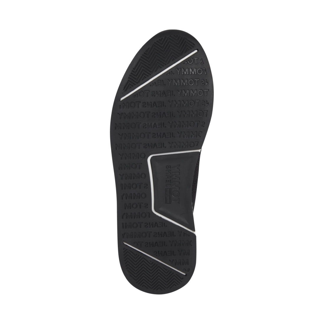 Tommy Jeans womens Black flexi runner shoe | Vilbury London