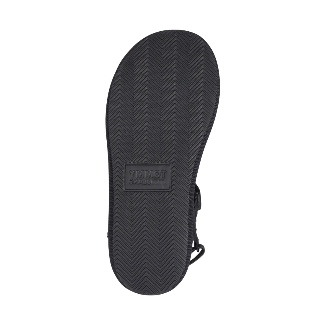 Tommy Jeans Womens Black essential sporty sandal | Vilbury London