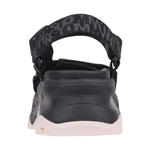 Tommy Jeans womens black webbing hyrbid sandal | Vilbury London