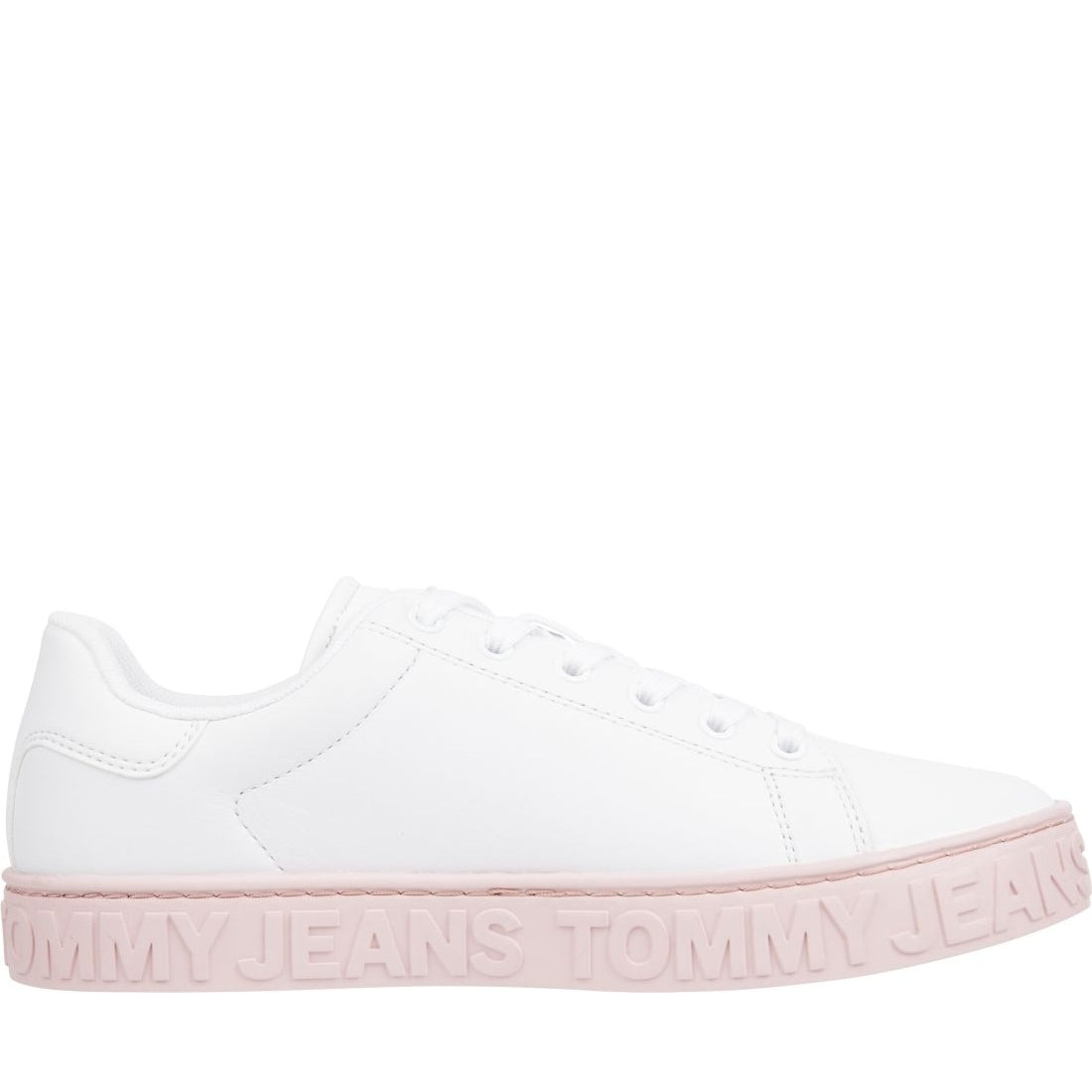 Tommy Jeans womens misty pink cool sneaker season | Vilbury London