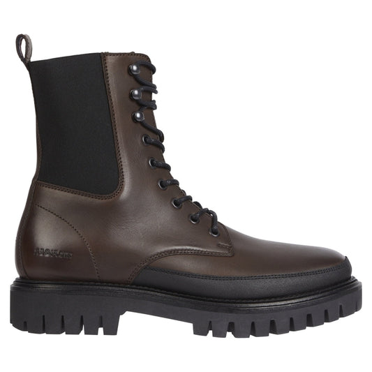Tommy Hilfiger mens Cocoa premium casual chunky lboot | Vilbury London