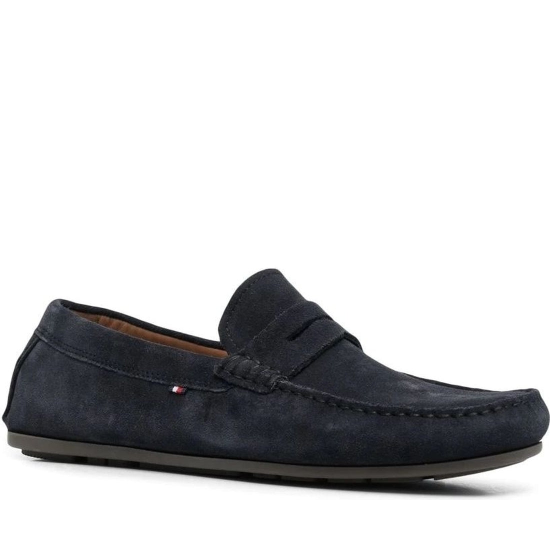 Tommy Hilfiger mens desert sky casual driver mocasins | Vilbury London