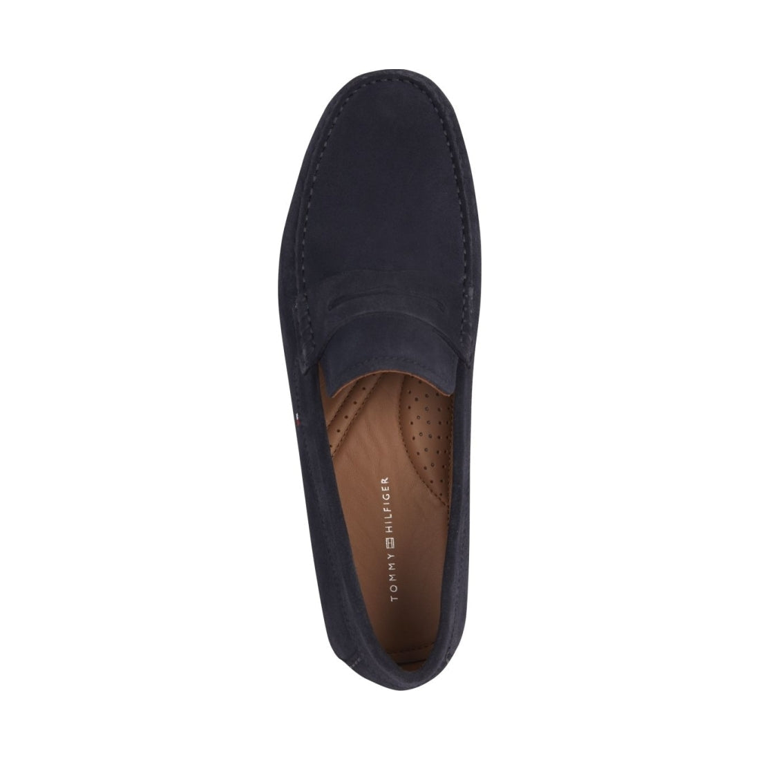 Tommy Hilfiger mens desert sky casual driver mocasins | Vilbury London